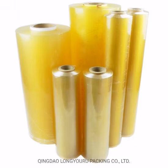 Пищевая упаковка, прозрачная пластиковая стретч-пленка из ПВХ, пленка ПВХ 10 микрон